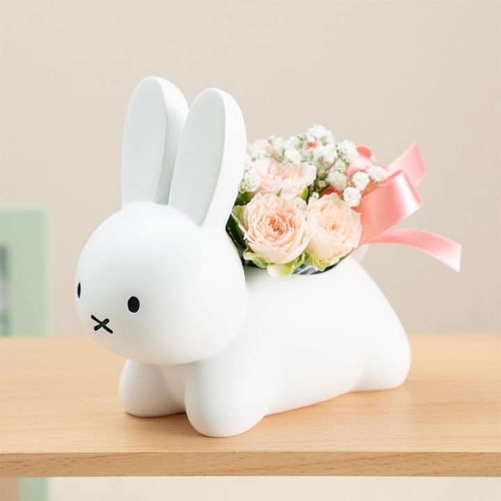 【直送商品A】うさぎカバーアレンジ ピンク