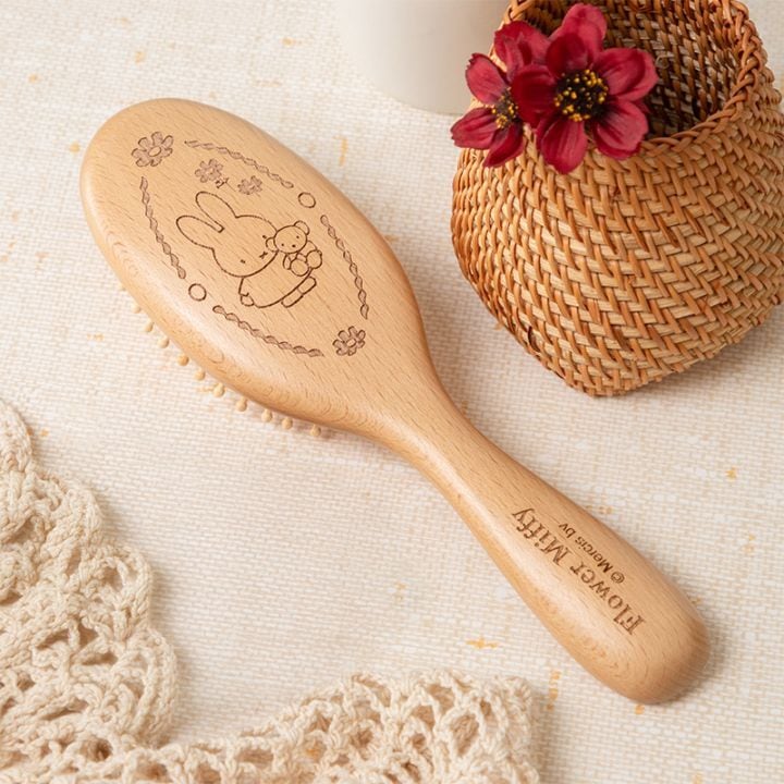 Flower Miffy ヘアブラシ チョコレートコスモス アートフラワーセット