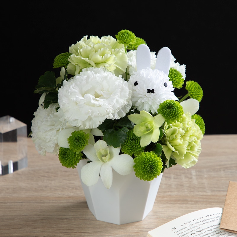 【直送商品A】メモリアルアレンジ ホワイト