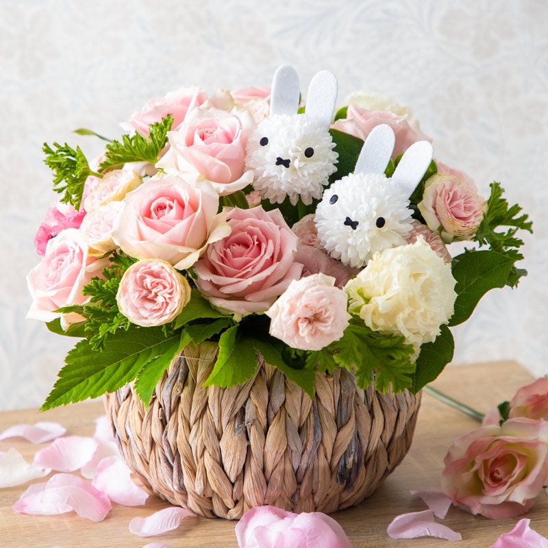 【直送商品A】想いを込めたバラいっぱいアレンジ