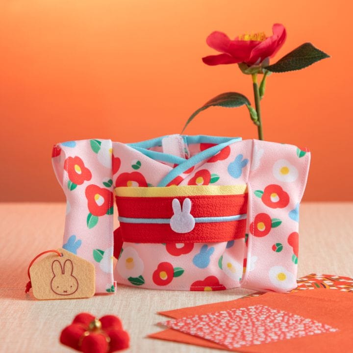 Flower Miffy 着せかえお洋服 振袖べにつばき アートフラワーセット