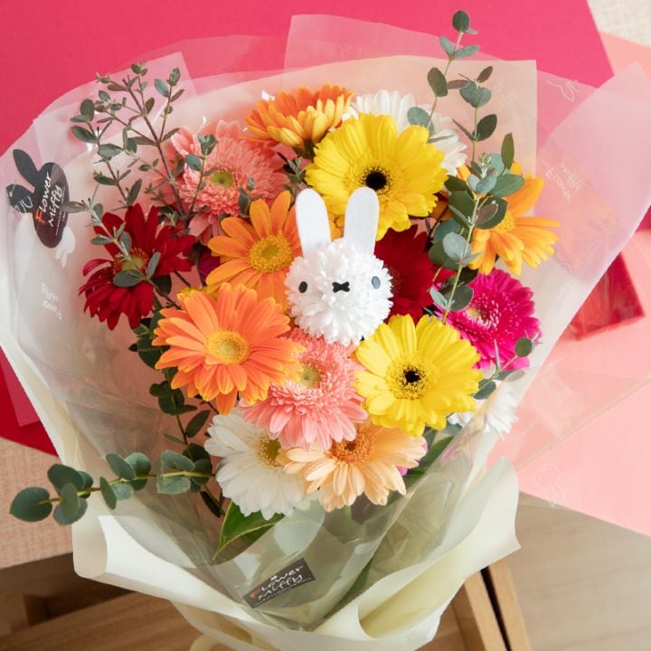 【新品】フラワーミッフィー　迎春和飾り ミッフィーマムレッド Flower Miffy 迎春和飾り ミッフィーマムレッド | 新商品