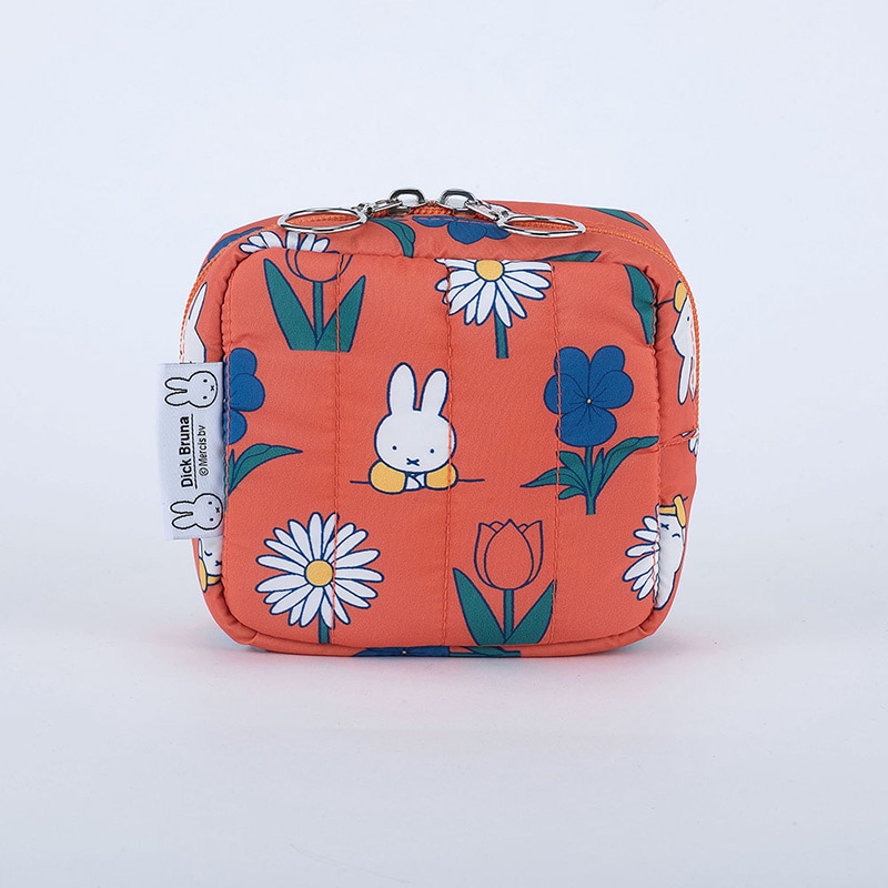 DB/キルティングスクエアポーチ FLOWER