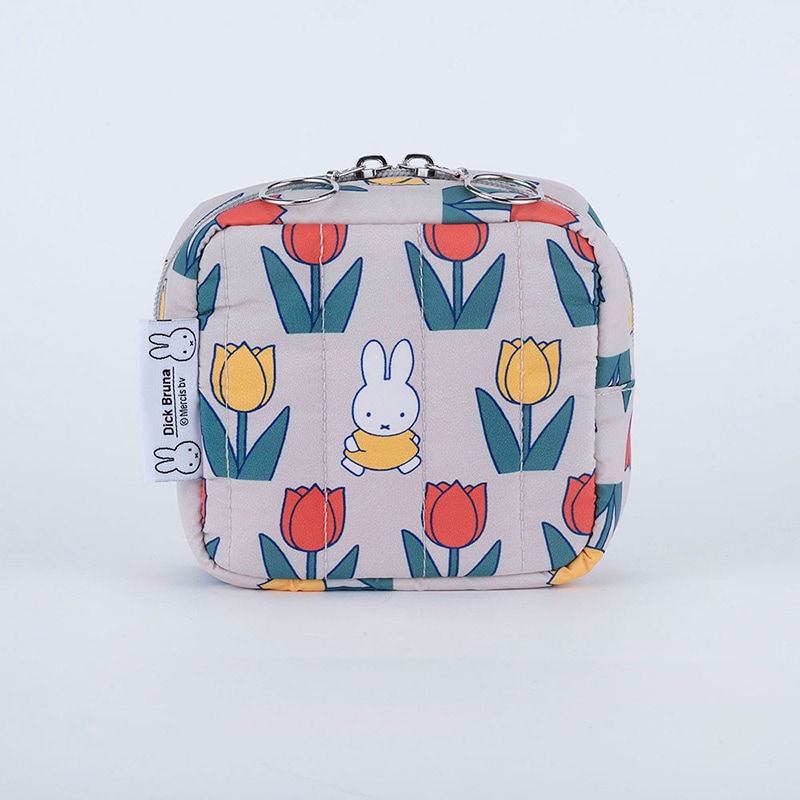 DB/キルティングスクエアポーチ TULIP