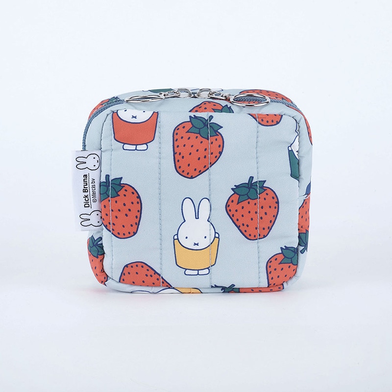 DB/キルティングスクエアポーチ STRAWBERRY