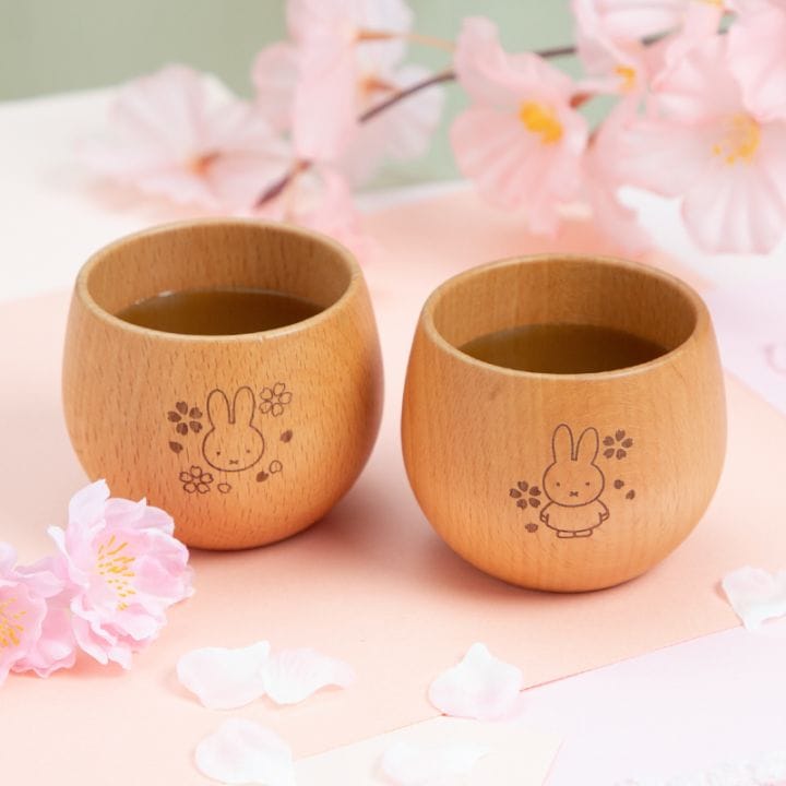 Flower Miffy 木製カップ 2種セット アートフラワーセット
