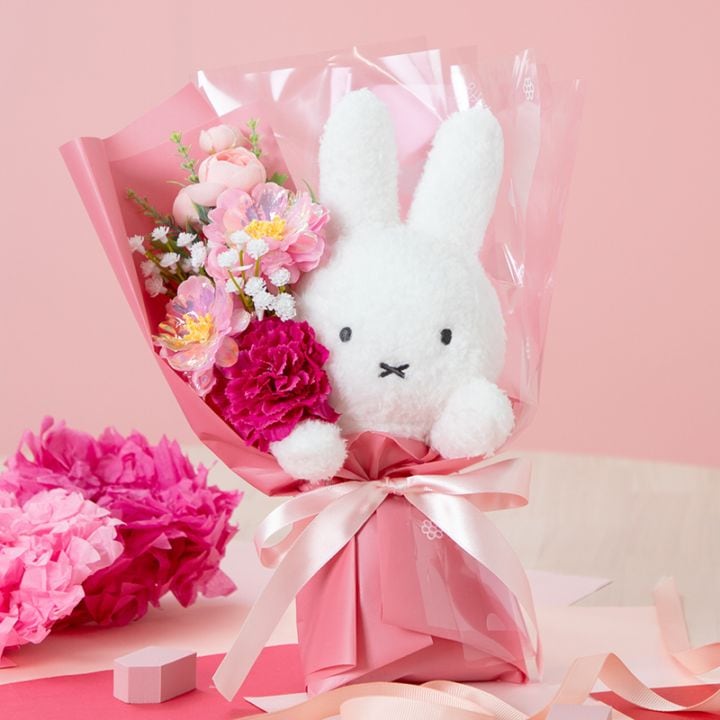 Flower Miffy ほわほわぬいぐるみブーケ 母の日