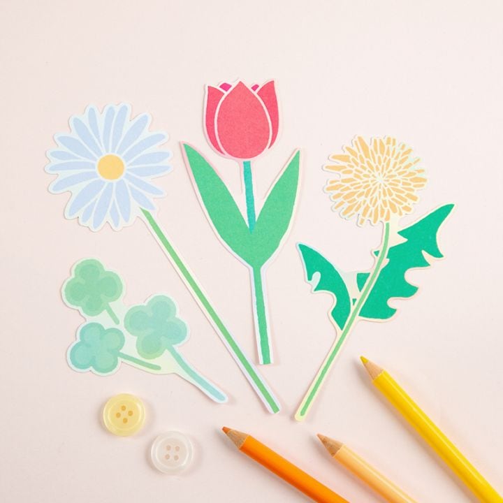 Flower Miffy  ブルーナフラワーメッセージカード 4種セット A