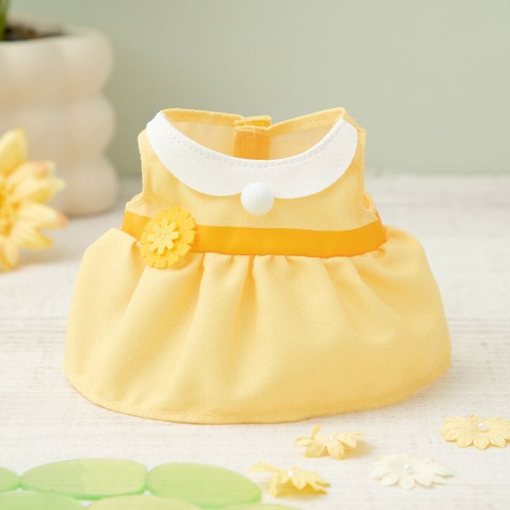 Flower Miffy 着せかえお洋服 ウエストマークワンピース タンポポ アートフラワーセット