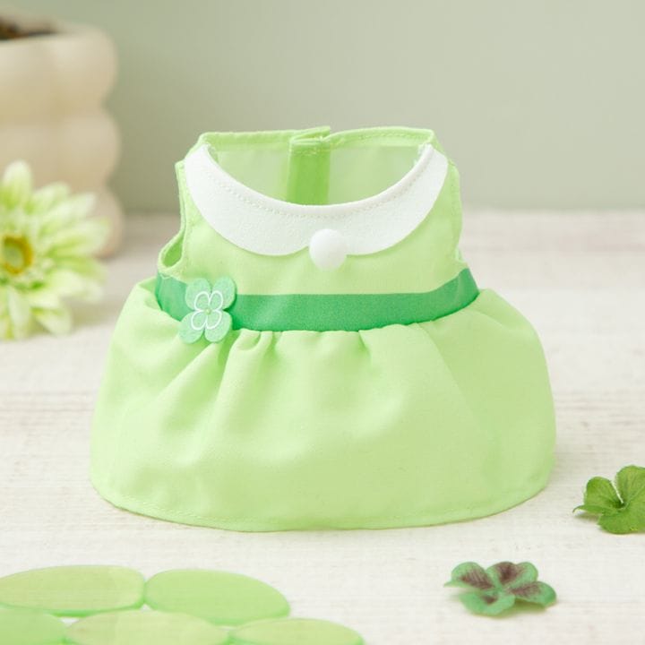 Flower Miffy 着せかえお洋服 ウエストマークワンピース クローバー アートフラワーセット