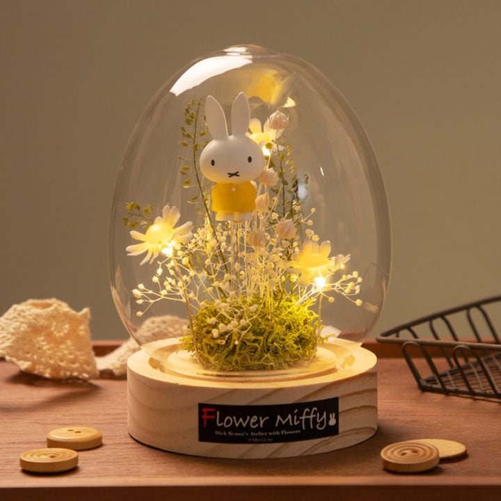 Flower Miffy LEDマーガレットアレンジ ドームM ブルー