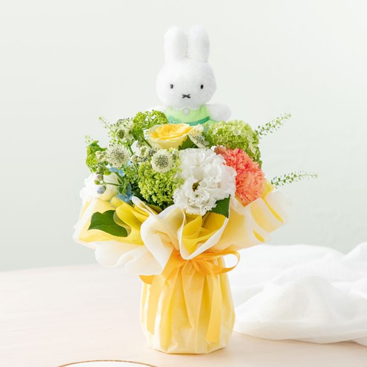【直送商品A】クローバーミッフィーとシトラスガーデンのスタンディングブーケ