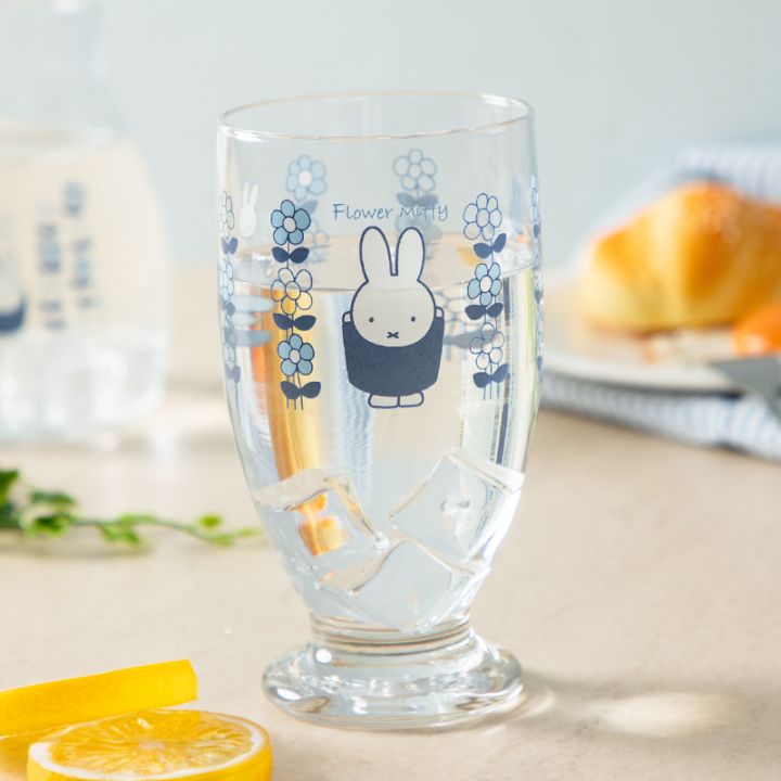 Flower Miffy カフェグラス ブルーブルーム アートフラワーセット