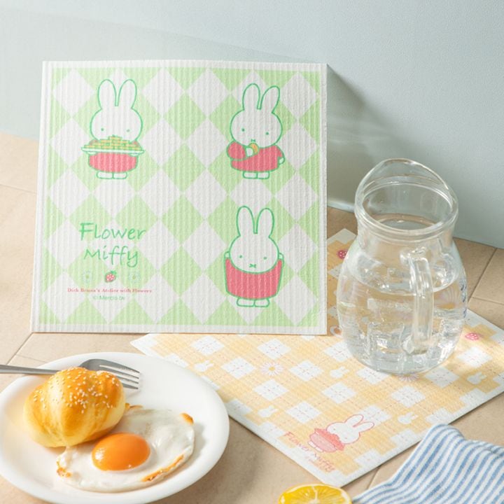 Flower Miffy マルチクッションマット2種 アートフラワーセット