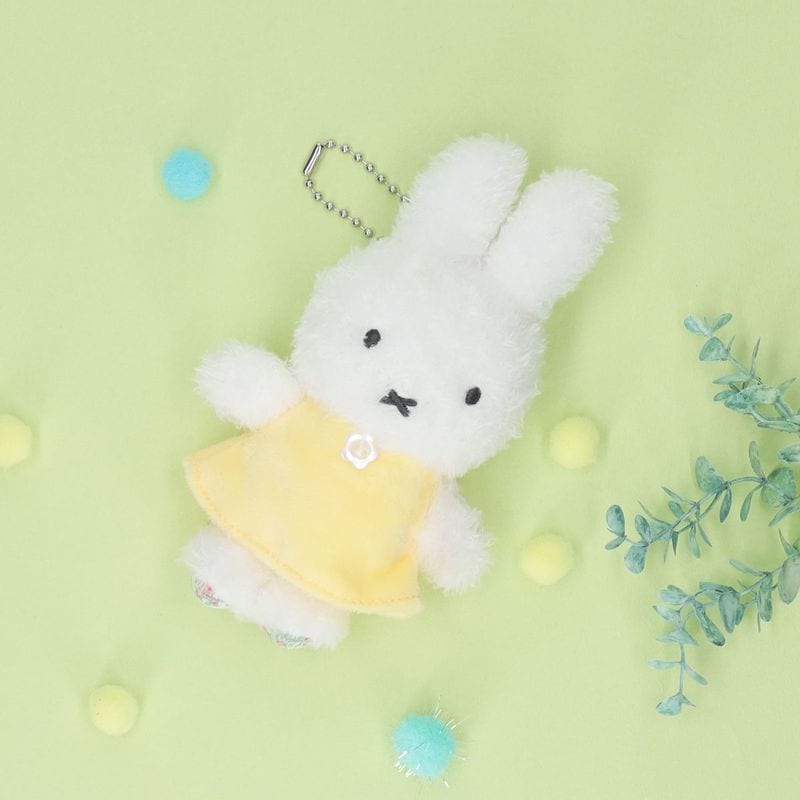 Flower Miffy ほわほわマスコット ミモザイエロー アートフラワー