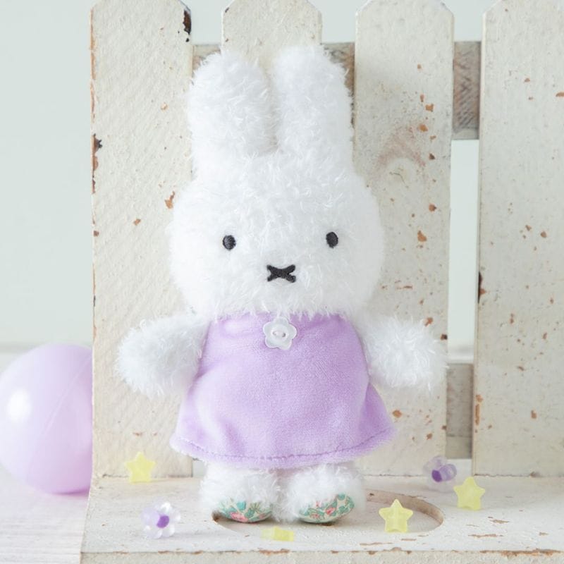 Flowermiffy ほわほわマスコットキーチェーン コスモスパープル アート