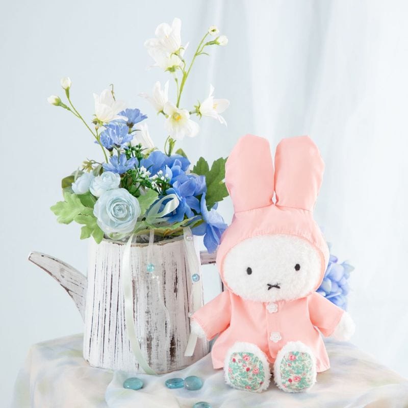 Flower Miffy 着せかえほわほわぬいぐるみ レインコート＆ジョウロ