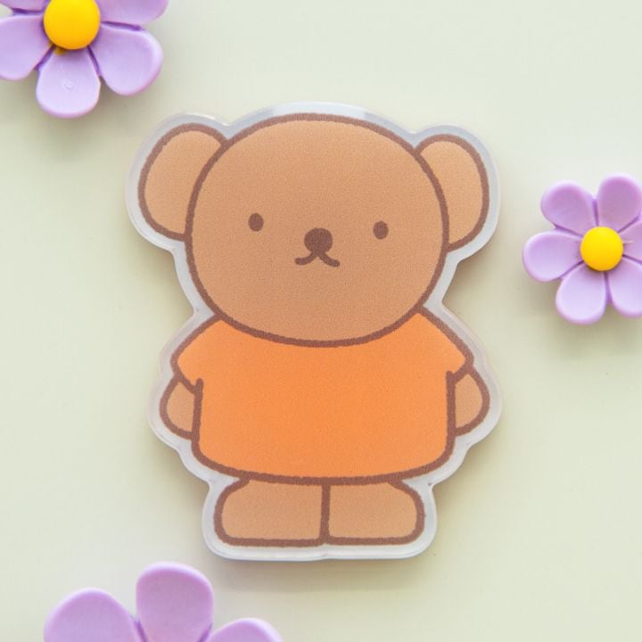 Flower Miffy マグネットアクリルベース ボリス ブラウン