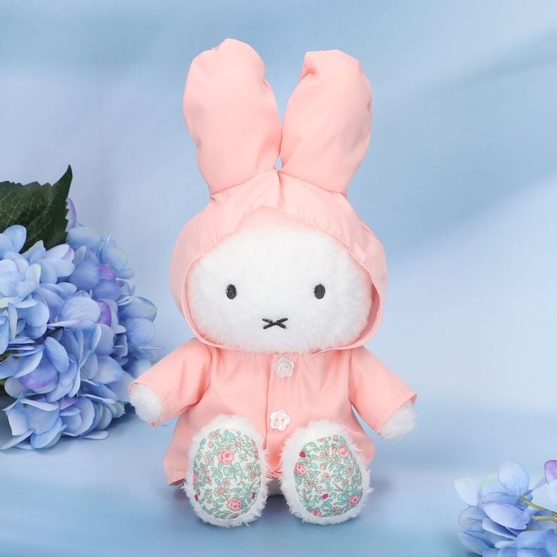 Flowermiffy ほわほわマスコットキーチェーン コスモスパープル アート