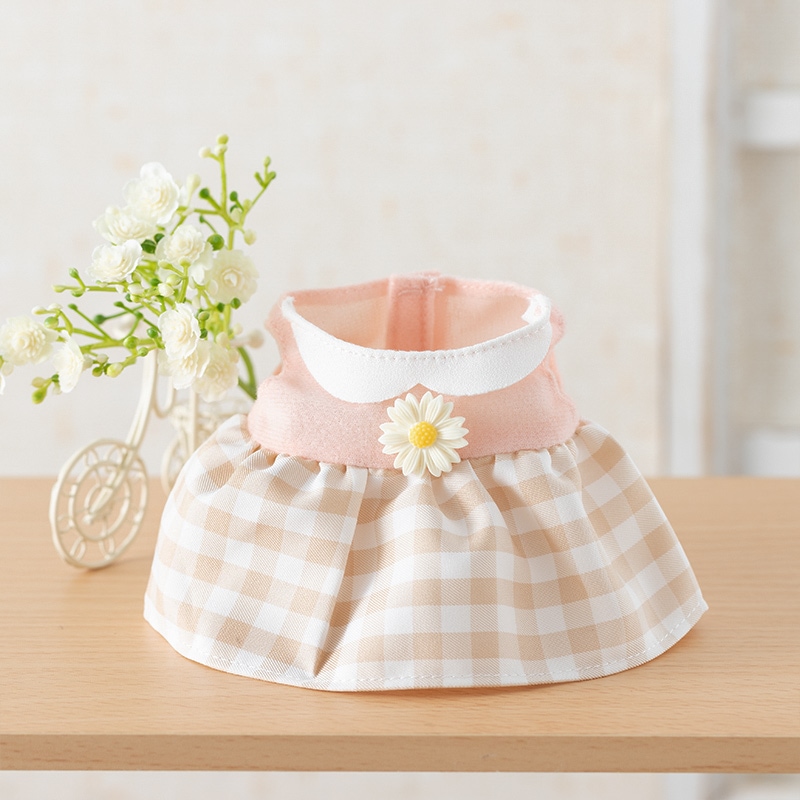 Flower Miffy 着せかえお洋服 デイジーチェックピンク アートフラワー