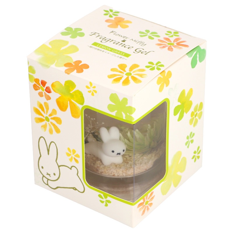 フラワーミッフィー フレグランスジェル レモングラス グッズ商品 ミッフィーのお花屋さん Flower Miffy