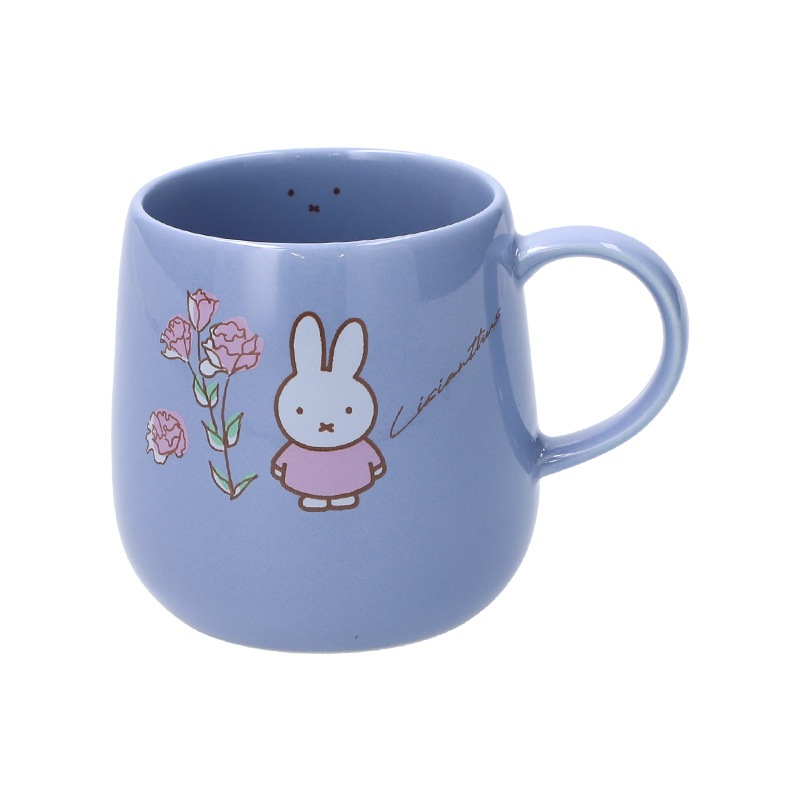 フラワーミッフィー　いちご柄 マグカップ プレート ランチョンマットの3点セット Flower Miffy バースデーフラワーマグカップ アルストロメリア