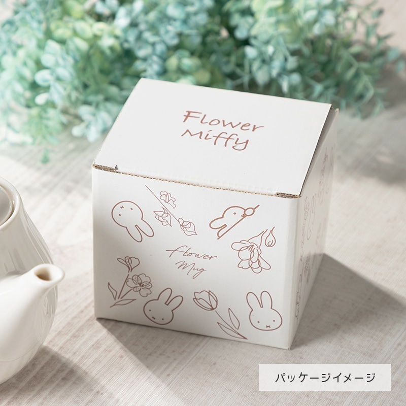 Flower Miffy バースデーフラワーマグカップ バラ アート