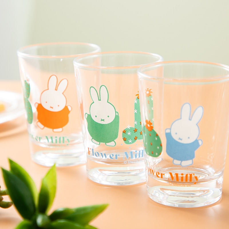 Flower Miffy ミニグラス サボテン 3種セット アートフラワー