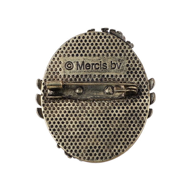 Flower Miffy カメオ風ブローチ ミッフィーとくま アートフラワーセット