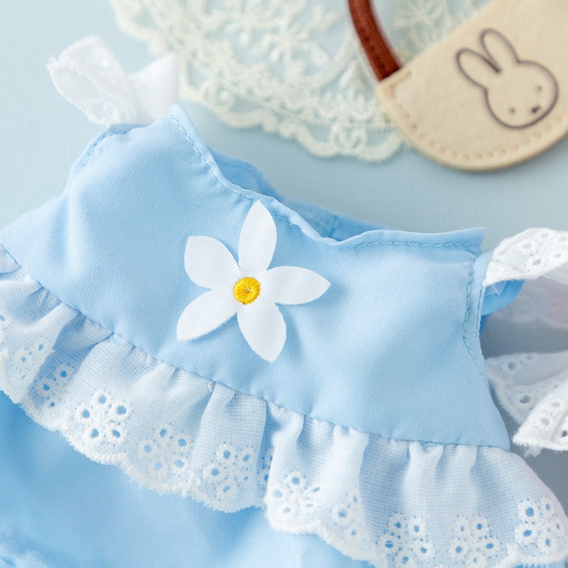 miffy - 【新品2点セット】フラワーミッフィー　着せかえお洋服　ジャスミン　ブルー/ピンク miffy - 【新品2点セット】フラワーミッフィー 着せかえお洋服
