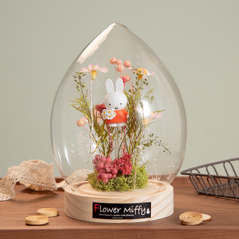 Flower Miffy LEDマーガレットアレンジ ドームL ピンク | すべての商品