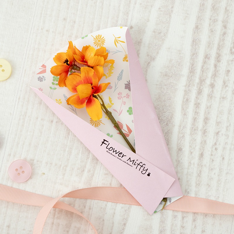Flower Miffy バースデーフラワー 巾着セット&アートフラワー