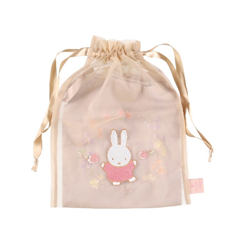 Flower Miffy バースデーフラワー 巾着セット&アートフラワー