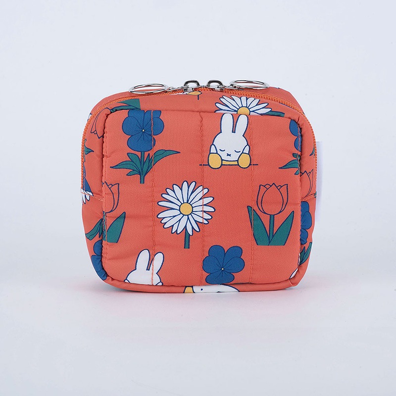 DB/キルティングスクエアポーチ FLOWER