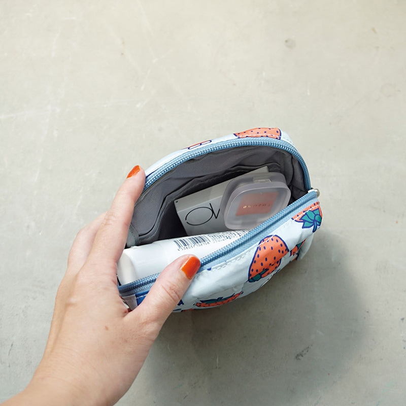 DB/キルティングスクエアポーチ FLOWER