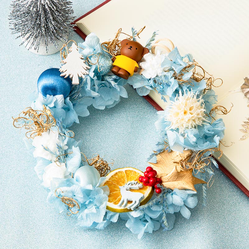 フラワーミッフィー　クリスマスリース 終了しました※10月4日(金)10時より、フラワーミッフィー2024年