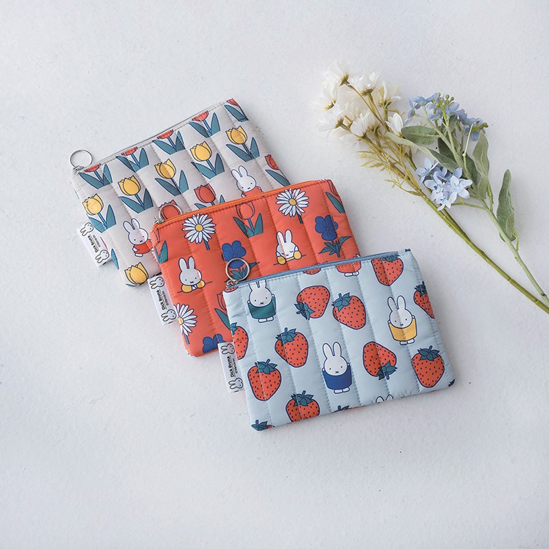 DB/キルティングフラットポーチ FLOWER