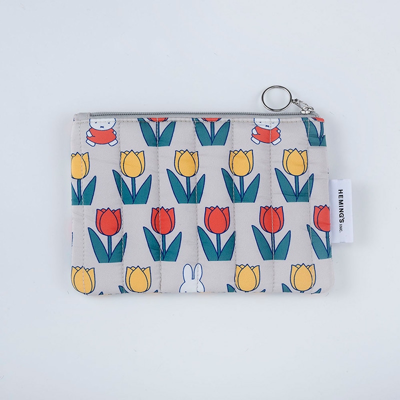 雪花染 工芸品 葉デザイン　ポーチ 福島 三春の滝桜 ポーチ – INTERMODE KAWABE