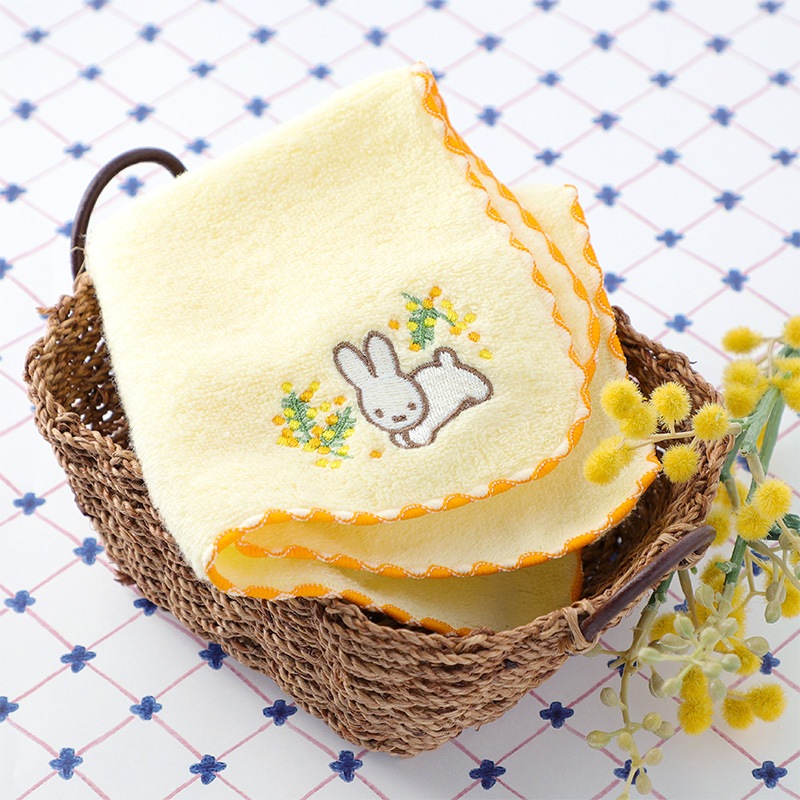 ハンドタオル ミモザ イエロー グッズ商品 ミッフィーのお花屋さん Flower Miffy