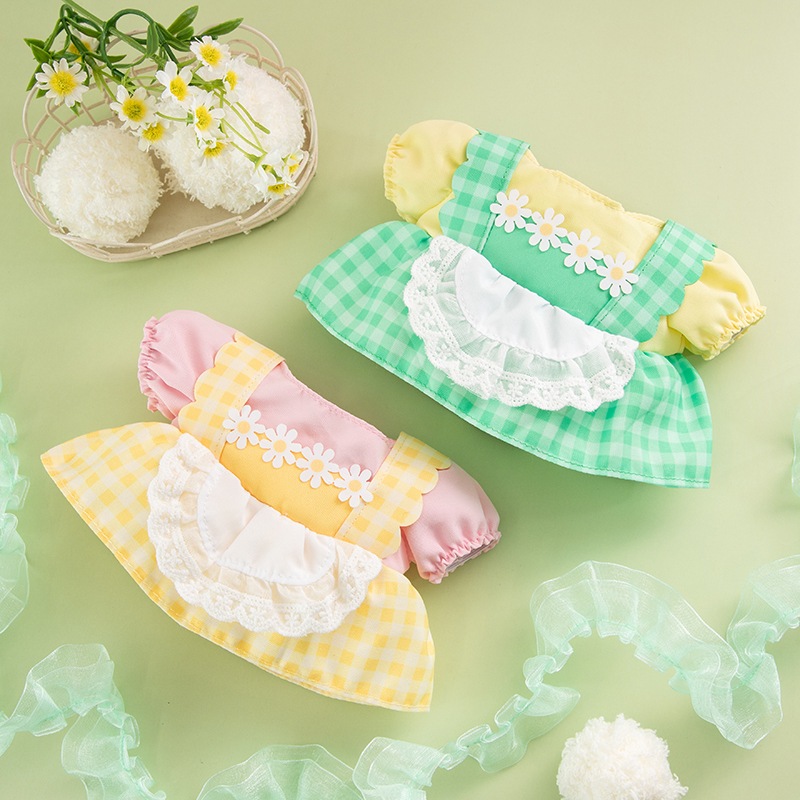 Flower Miffy 着せかえお洋服 カモミールエプロンドレス グリーン