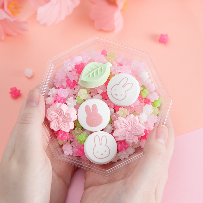 Flower Miffy はないろらむね・金平糖＆ミニタオル アートフラワー