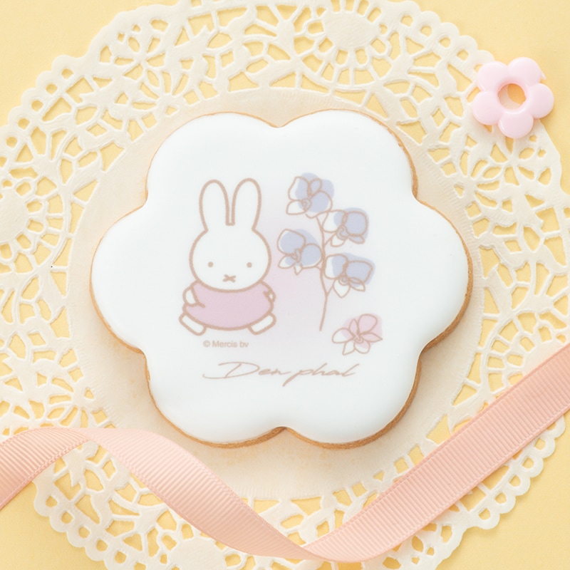 Flower Miffy バースデーフラワーアイシングクッキーセット デンファレ