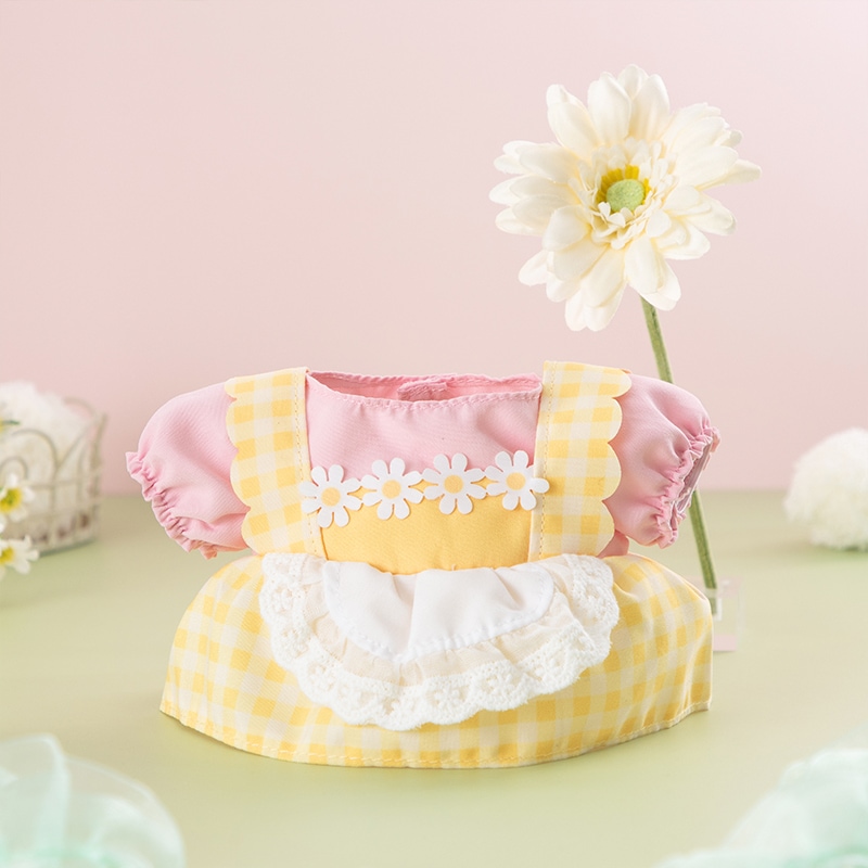Flower Miffy 着せかえお洋服 カモミールエプロンドレス イエロー