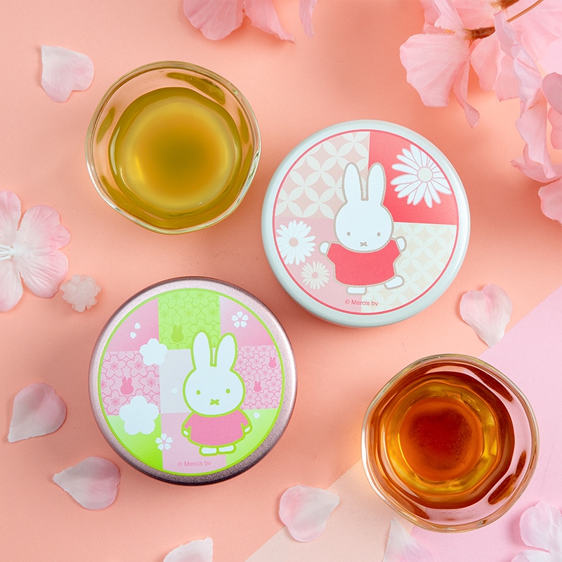 Flower Miffy お茶缶ほうじ茶 七宝 アートフラワーセット[軽] | グッズ
