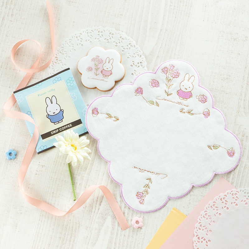 Flower Miffy バースデーフラワーアイシングクッキーセット トルコキキョウ