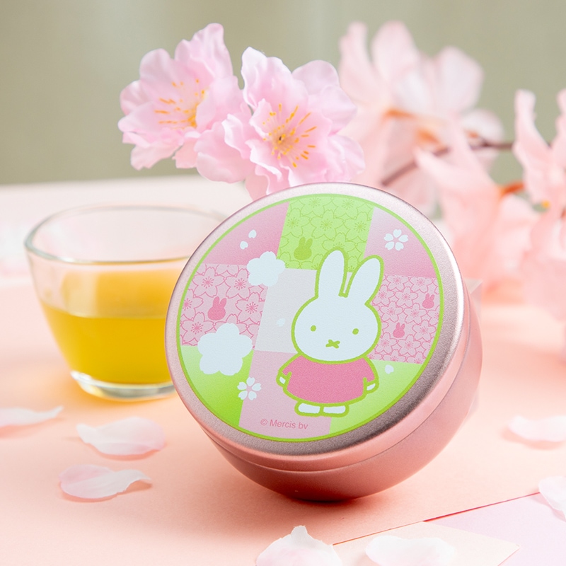 Flower Miffy お茶缶緑茶 さくら アートフラワーセット[軽] | グッズ