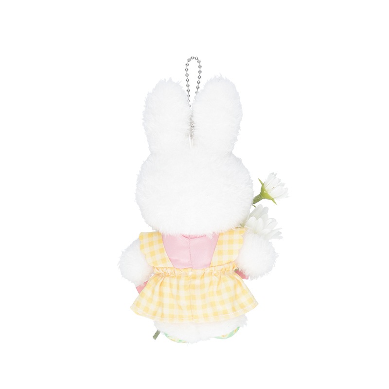 【新品タグ付】フラワーミッフィー　ほわほわマスコット　カモミールエプロンドレス Flower Miffy ほわほわマスコット カモミールエプロンドレス イエロー