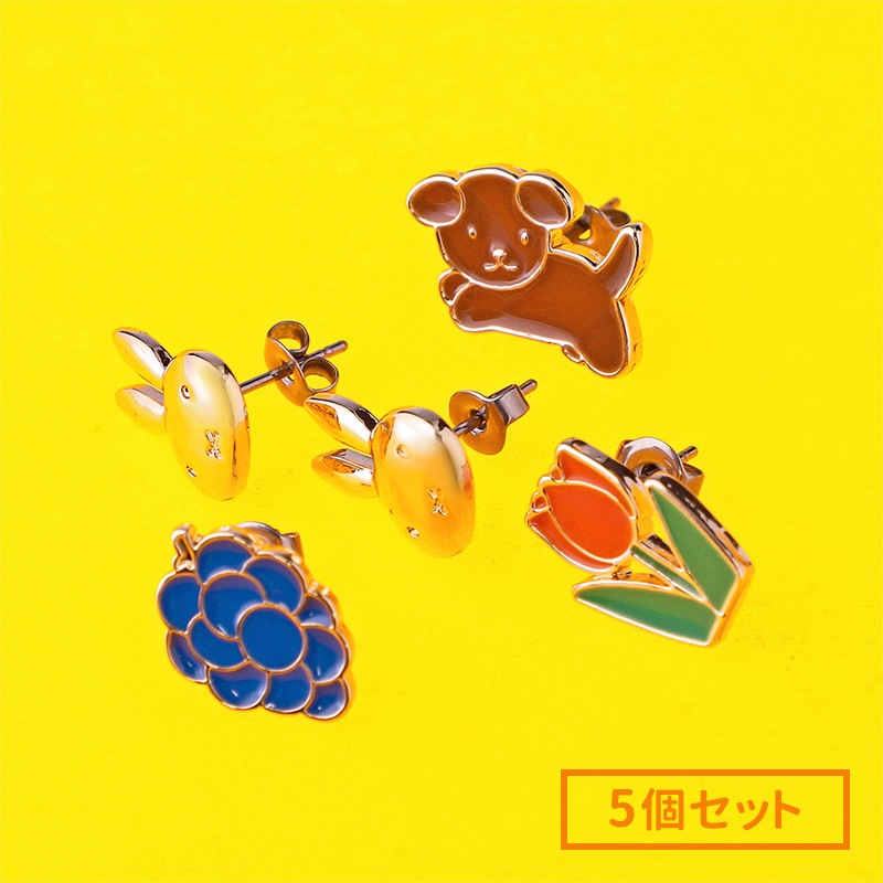 フラワーミッフィー ピアスセット | グッズ商品,ファッション雑貨 ...