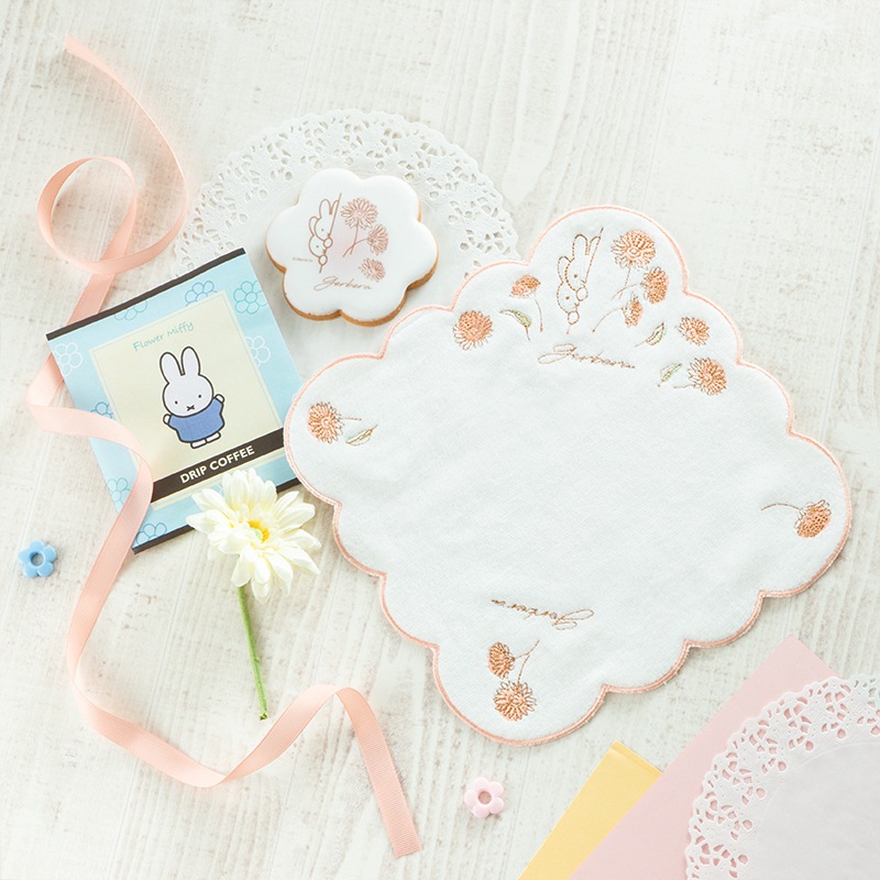 Flower Miffy バースデーフラワーアイシングクッキーセット ガーベラ