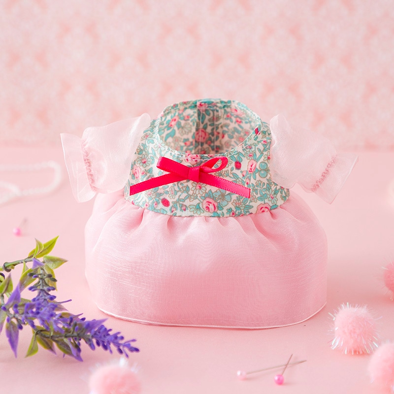 Flower Miffy お洋服花柄ワンピース小花柄 アートフラワーセット